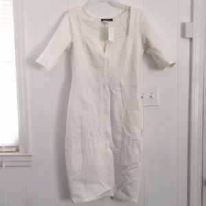 Off White Bodycon Dress